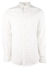 Michael Kors Men's Stretch Slim Fit Long Sleeve Shirt